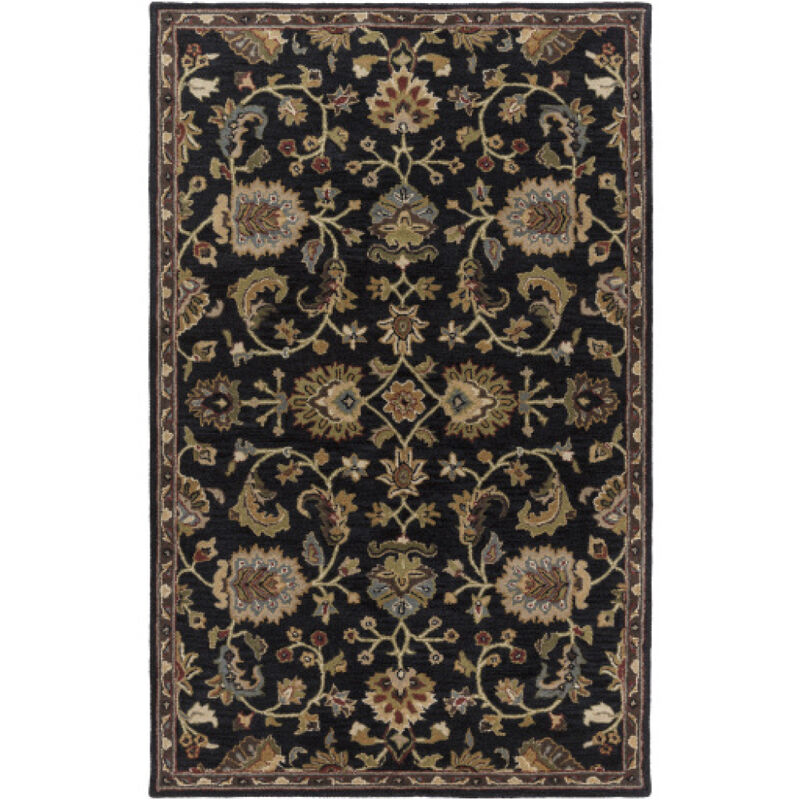 Middleton AWMD-1000 3' x 5' Black Rug