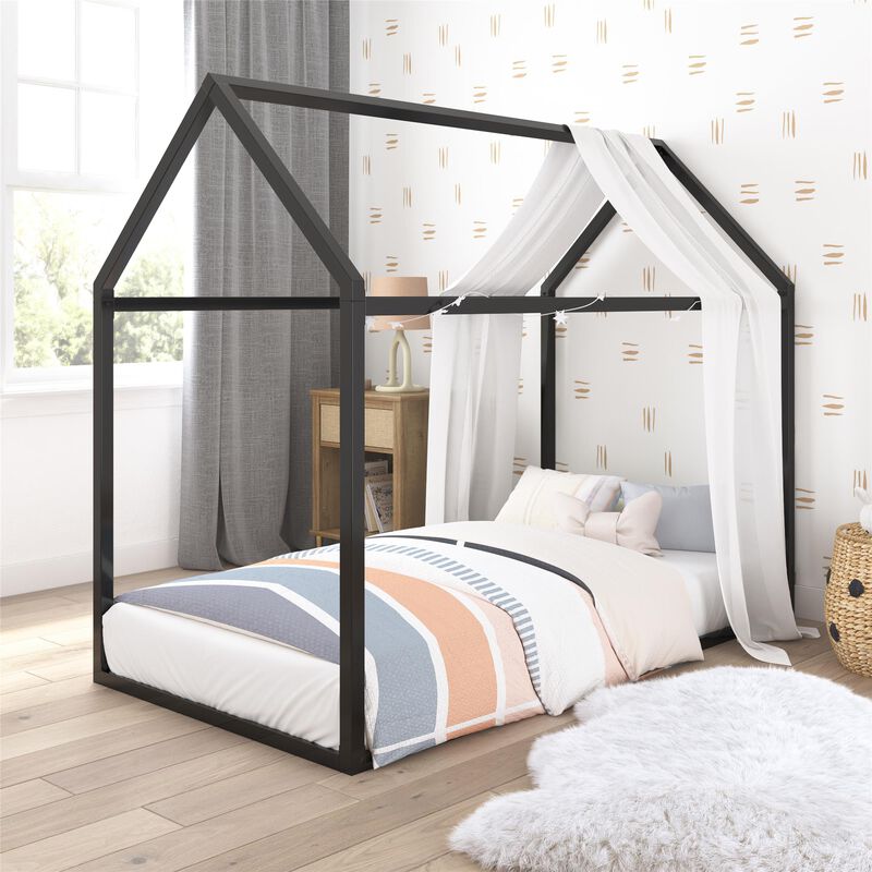 Little Seeds Skyler Metal Montessori House Bed