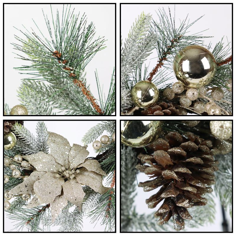 Christmas Wreath 20 Inch Christmas Door Decorations Wreath
