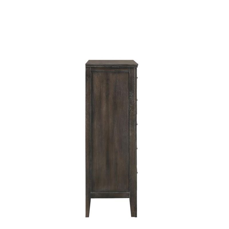New Classic Furniture Furniture Andover Transitional Solid Wood Chest in Gray
