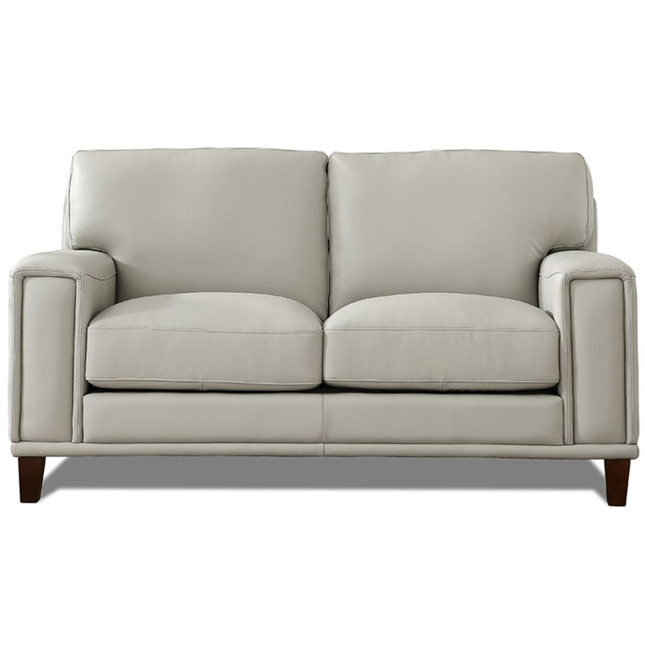 Hayward Top Grain Leather Loveseat