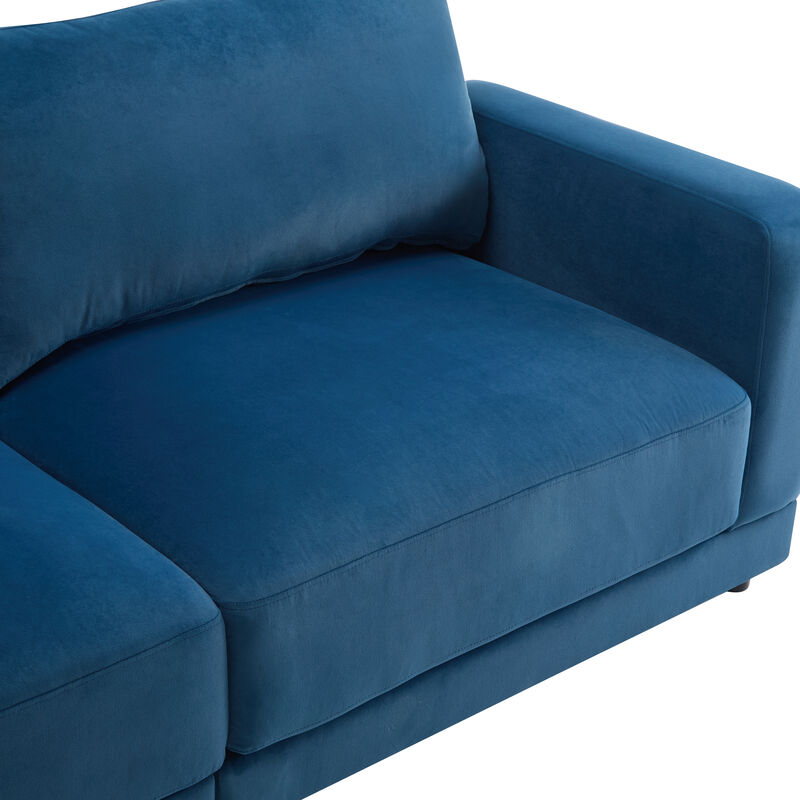 Merax Modern Fabric Loveseat Sofa