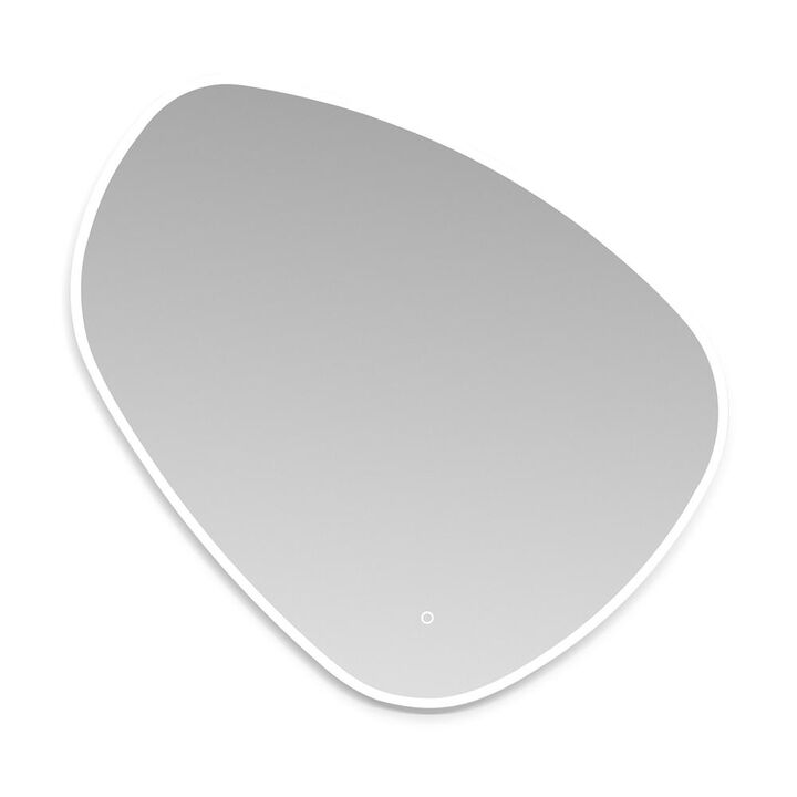 Altair Rasso Novelty 39 Frameless Modern Bathroom/Vanity LED Lighted Wall Mirror