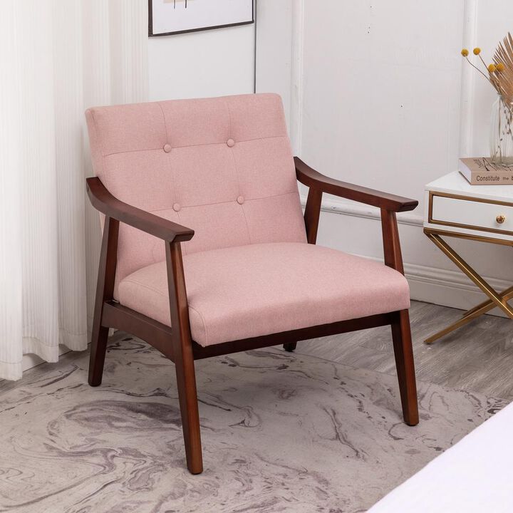 Convenience Concepts Take a Seat Natalie Accent Chair, Pink