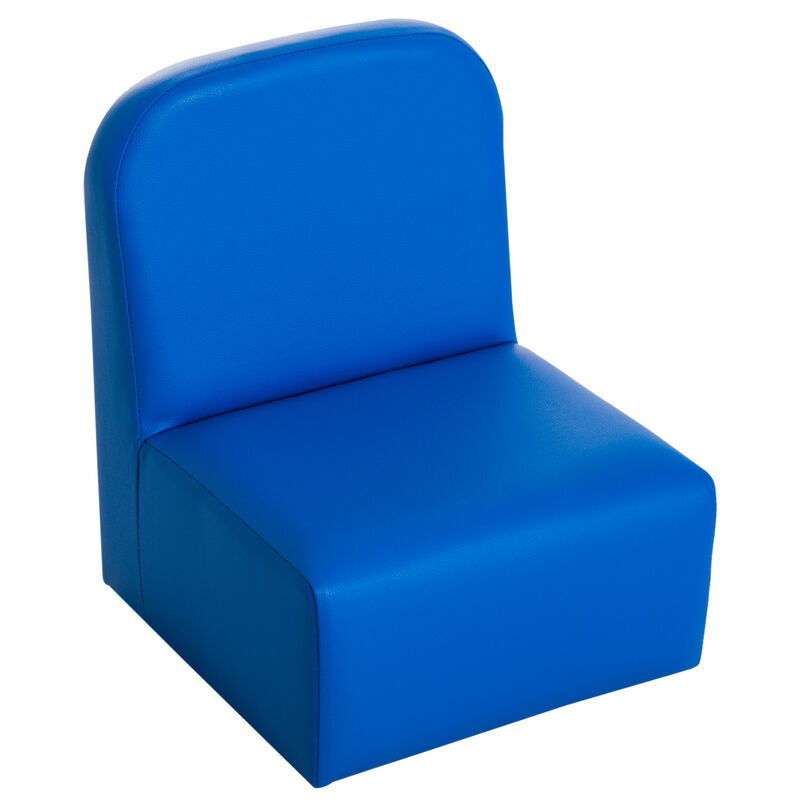 2-in-1 Kids Table & Sofa Chair Set Toddler Seat Armchair Desk Children Lounge - Blue