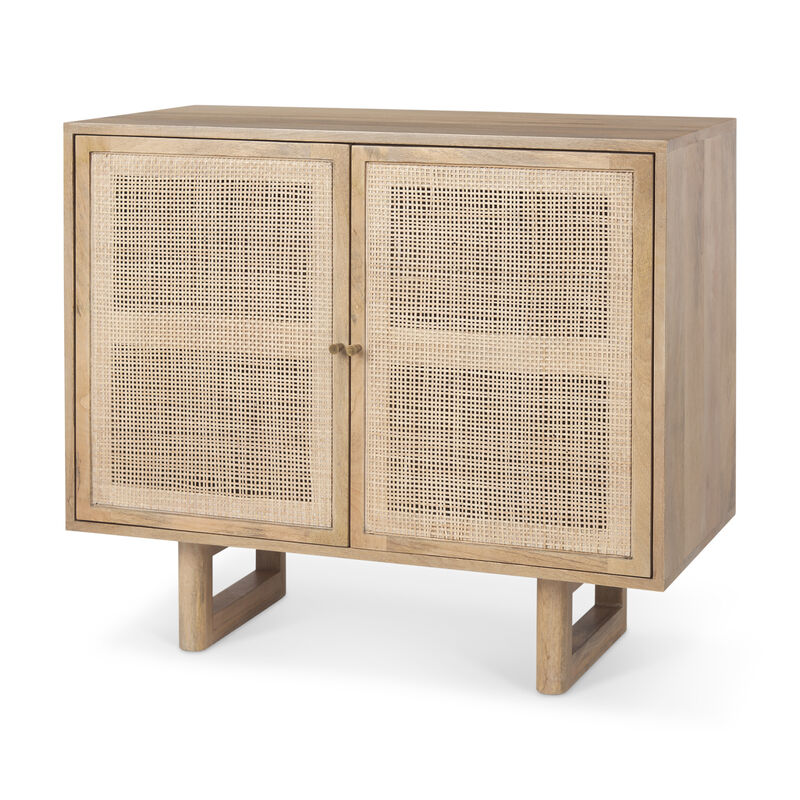 Grier Light Brown Accent Cabinet