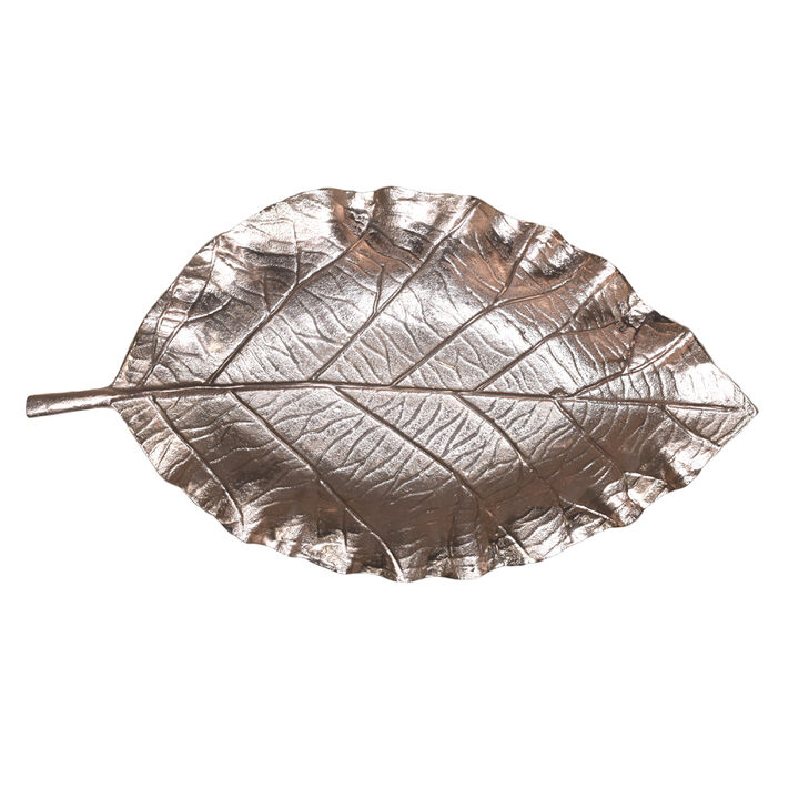 Handmade Decorative Gold Color Coated 7.08 x 3.74 x 0.78 Inches Aluminium Tray 054AB BBH Home's
