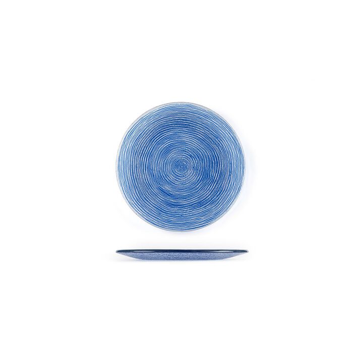 Glass Dinnerware dia.7.75" Round Glass Plate (Set of 2)