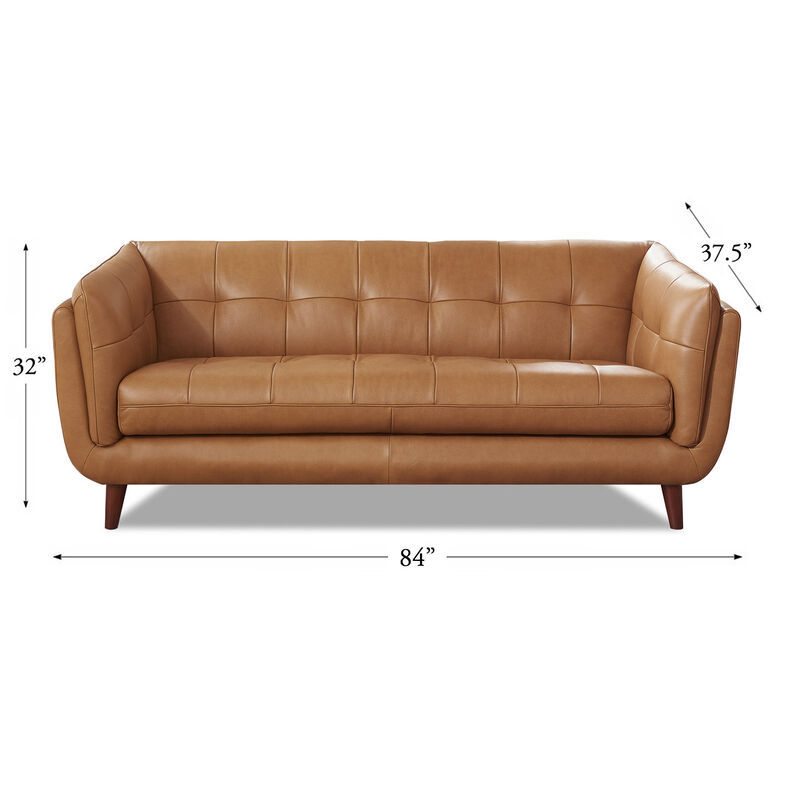 Solana Top Grain Leather Sofa