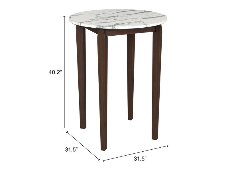 Vernon Bar Table White