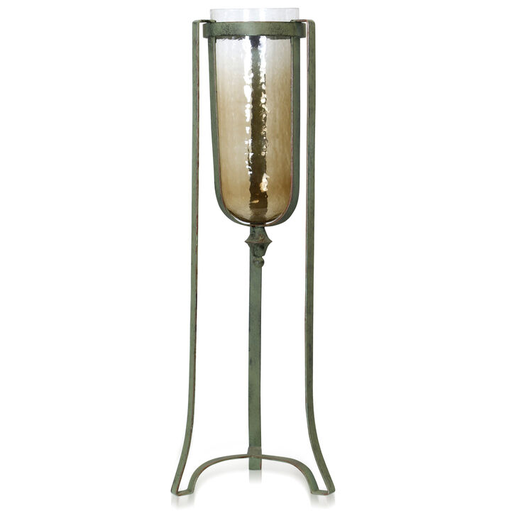 Large Vintage Candle Hurricane
