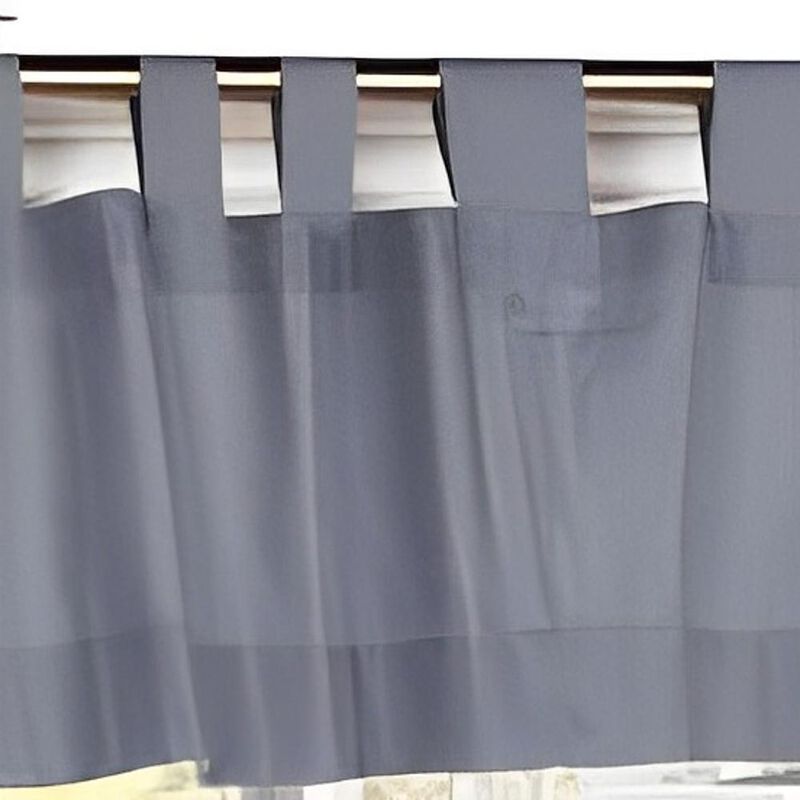 Commonwealth Thermalogic Weather Insulated Cotton Fabric Tab Valance - 40"x15" - Natural