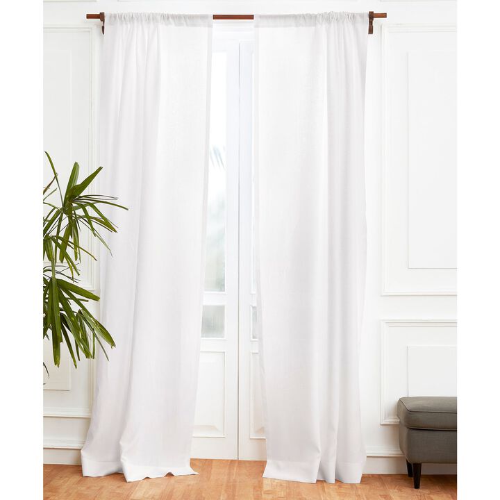 Solino Home 100% Pure Linen Curtain | Linen for Thanksgiving, Christmas