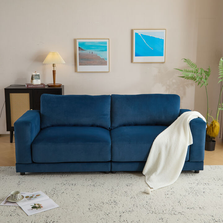 Merax Modern Fabric Loveseat Sofa