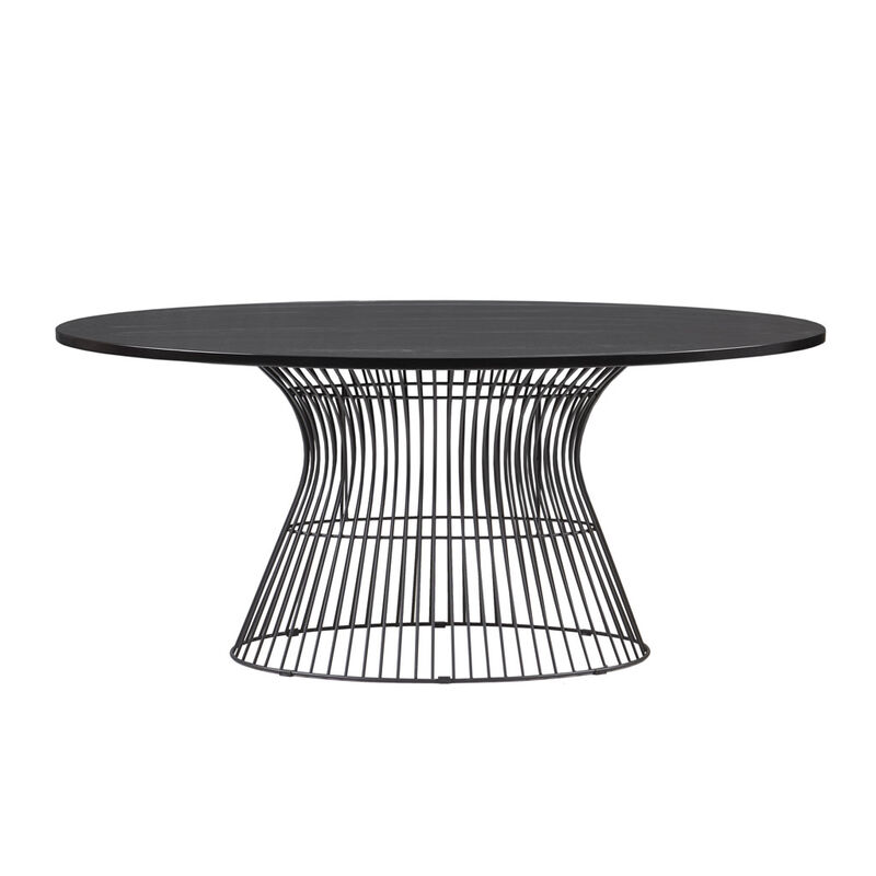 Gracie Mills Sotelo Elegant Oval Essence Dining Table