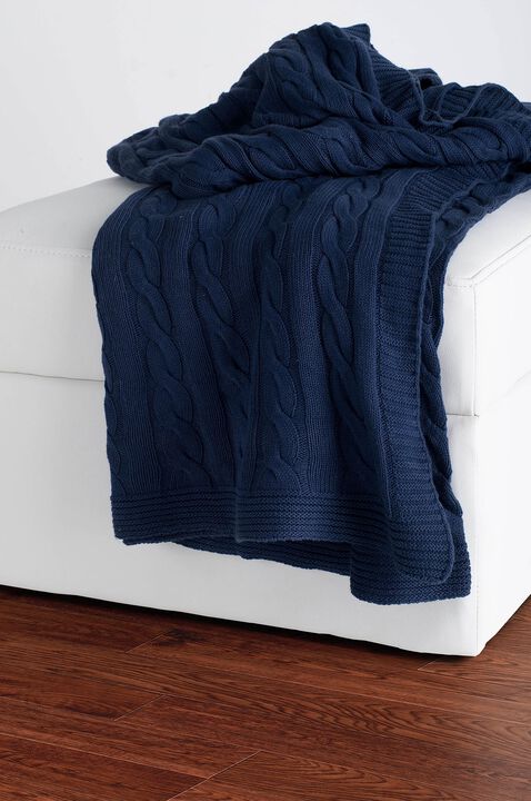 Classic Blue 50" x 60" Throw Blanket