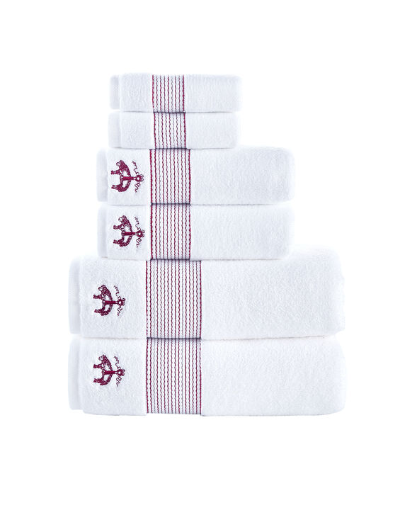Brooks Brothers Rope Stripe Border 6 pcs Towel Set