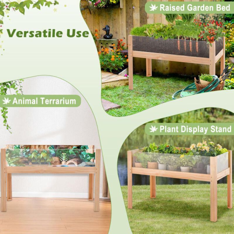 Hivvago Wooden Raised Garden Bed