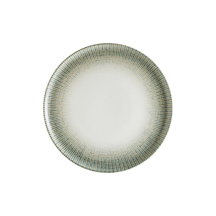 Sway dia.12.75" Round Decorated Porcelain Plate