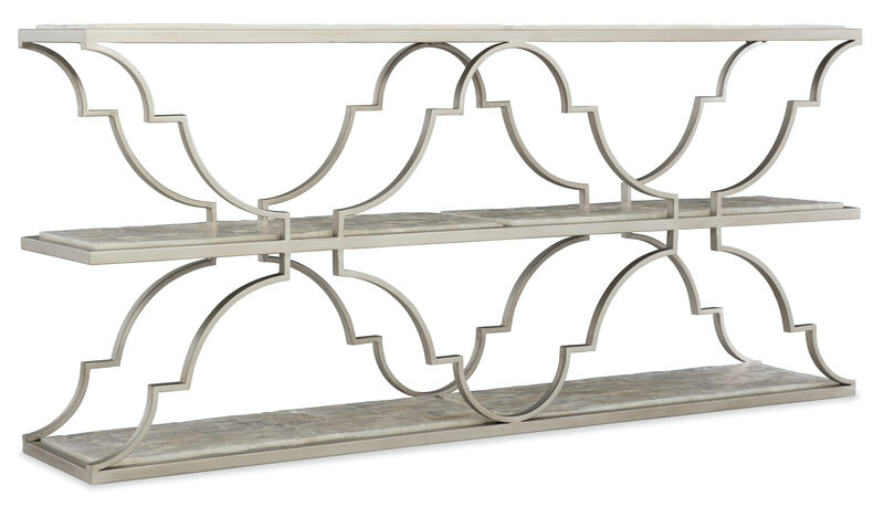 Melange Golden Gate Console in Gold