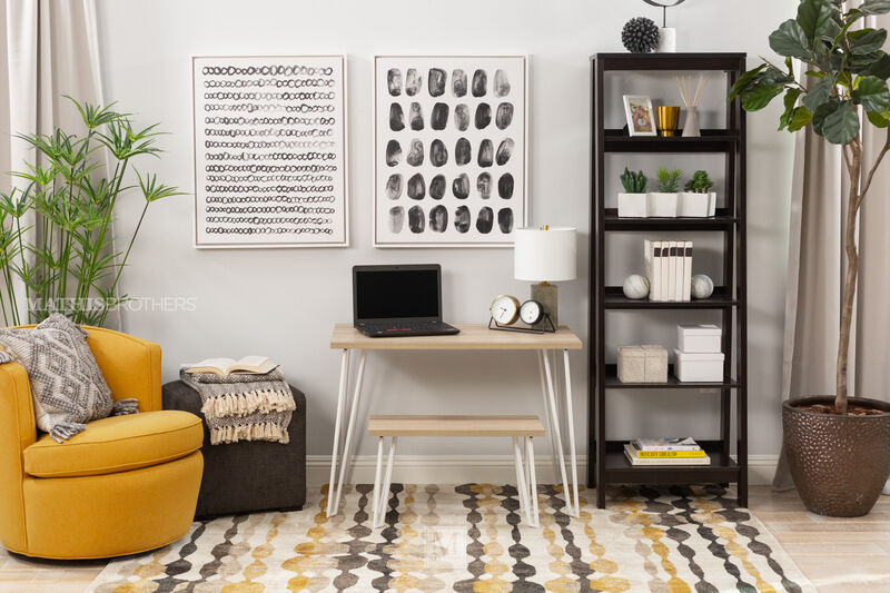 Trestle Bookcase - Espresso