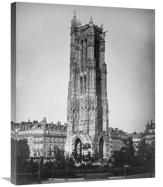 Paris, 1857-1859 - The Tour St. Jacques-Canvas Art-24x30