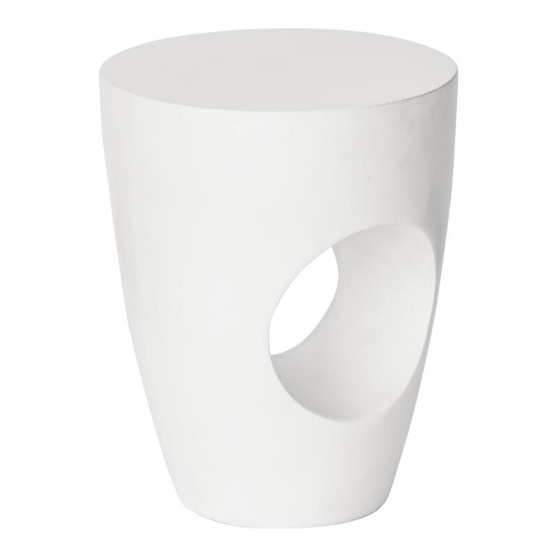 Moe's Home Collection Aylard Outdoor Stool Ivory