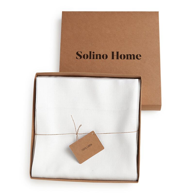 Solino Home 100% Pure Linen Curtain | Linen for Thanksgiving, Christmas