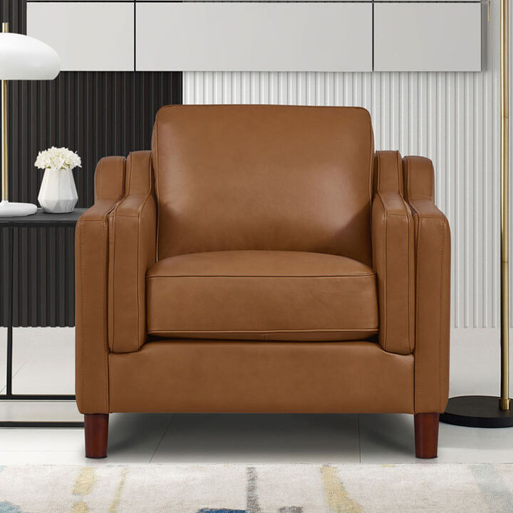 Bella Top Grain Leather Chair