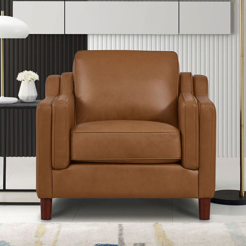 Bella Top Grain Leather Chair