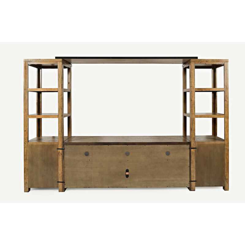 Jofran Telluride Rustic Farmhouse Solid Wood Entertainment Center with 70 TV Console