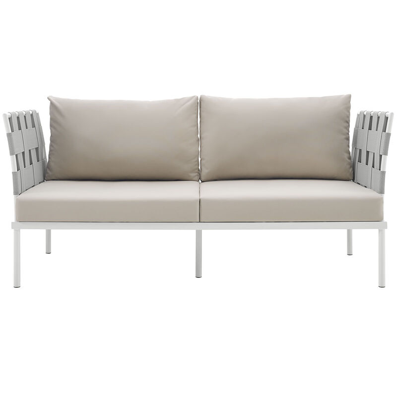 Modway - Harmony Outdoor Patio Aluminum Loveseat