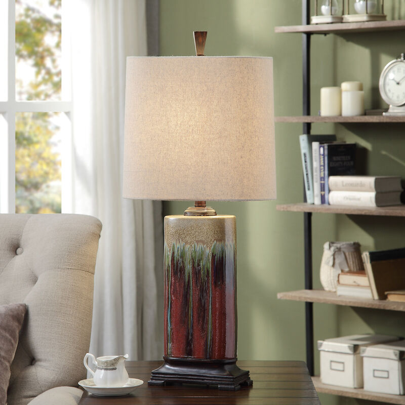 Classic Drip Glaze Table Lamp (Set of 2)