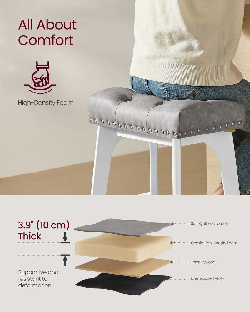 Counter Height Bar Stools Set of 2