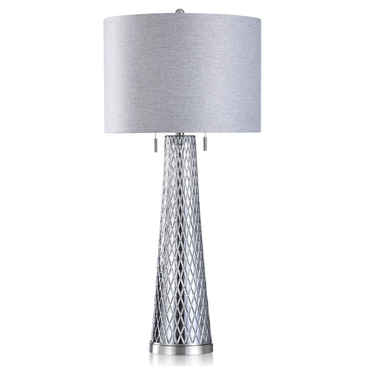 Diamond Elyse Smoke Table Lamp