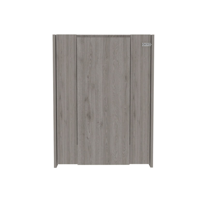 Vatta Wall Foldable Table, Seven Interior Shelves, Extending Table - Light