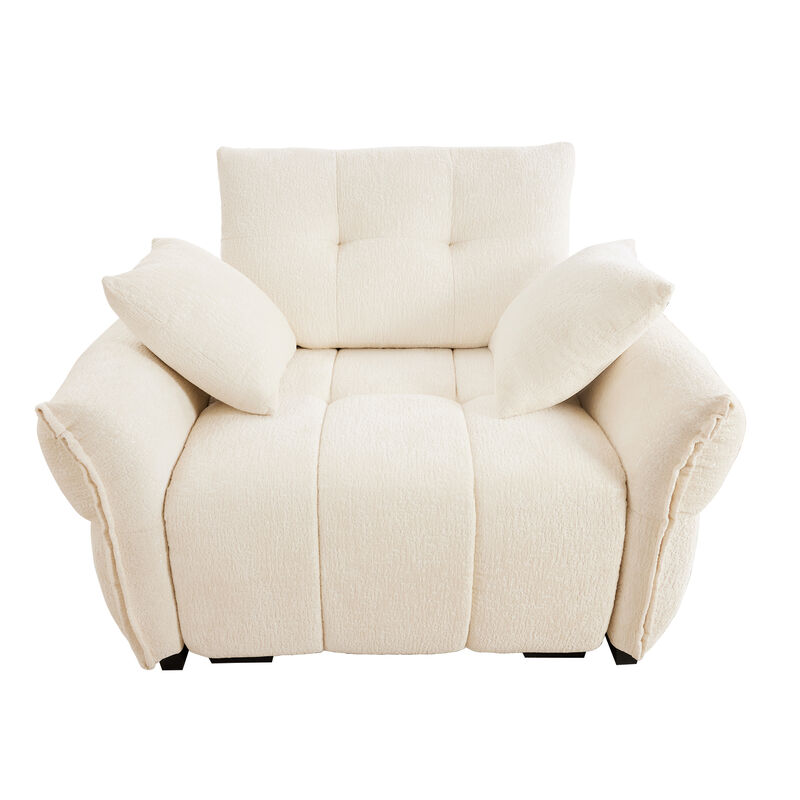 Merax Chenille Ergonomic  1- Seat Single Sofa for Living Room