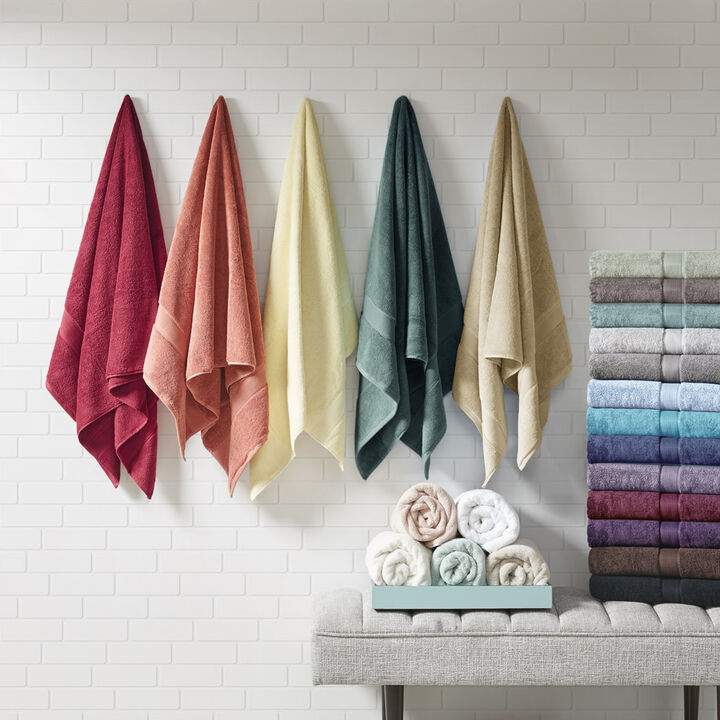 Gracie Mills Eulalia 800 GSM Cotton 8-Piece Antimicrobial Towel Set