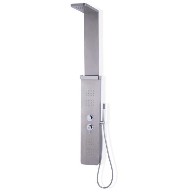 Shower Panel with Massage Jets and Hand Shower for Spa-Like Bathroom Experience