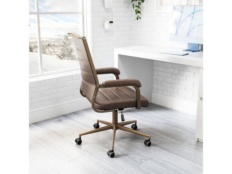 Auction Office Chair Espresso