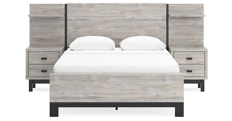 Queen Panel Bed w/Extensions