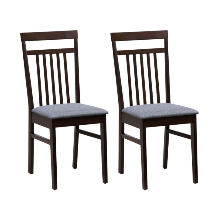Hivvago Upholstered Dining Chair Set of 2