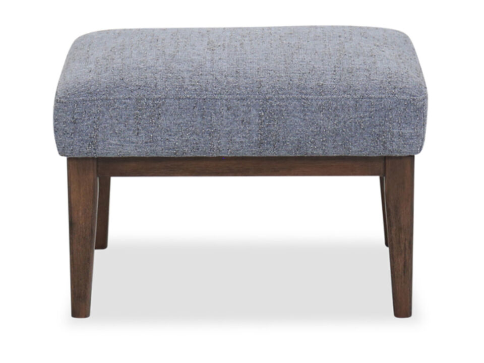 Steel Blue Ottoman