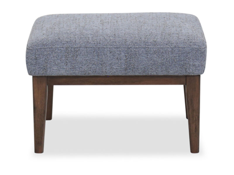 Steel Blue Ottoman