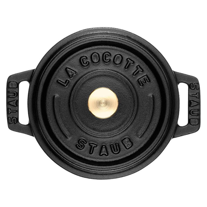 Staub Cast Iron 0.25-qt Mini Round Cocotte - Dark Blue