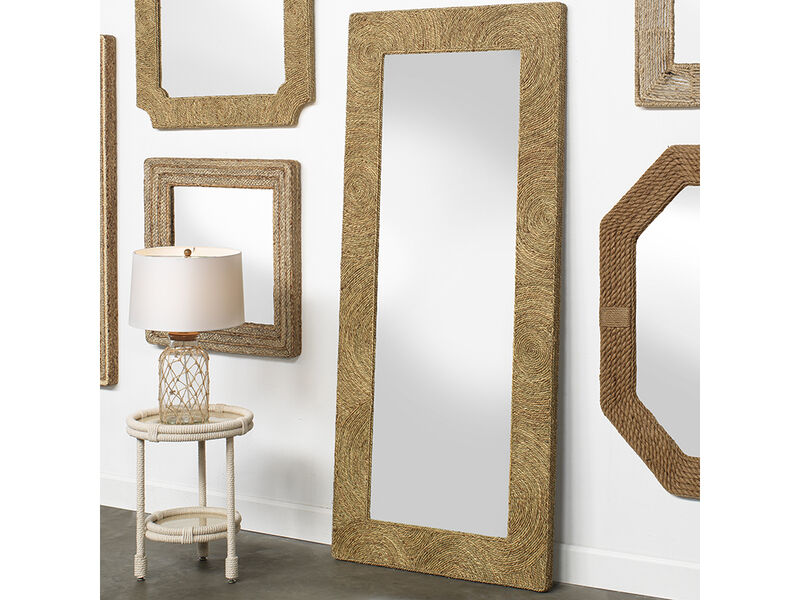 Harbor Seagrass Floor Mirror