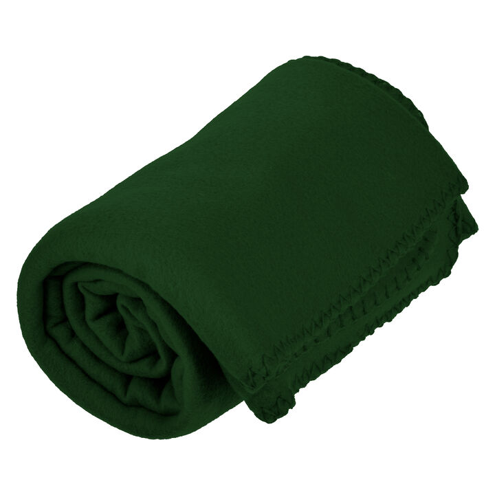 Versatile 50 x 60 Cozy Premium Fleece Throw Blanket - 12 Pack
