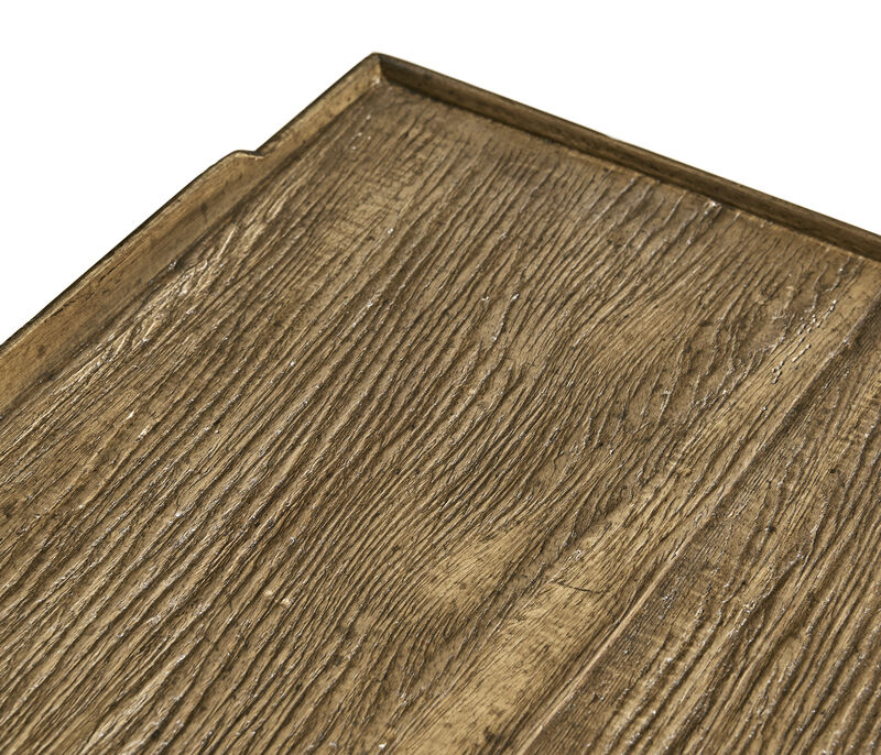 Medium Driftwood Square End Table