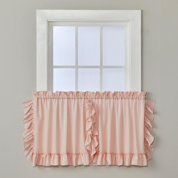 SKL Home By Saturday Knight Ltd Sarah Tier Pair - 2-Pack - 82X36", Blush