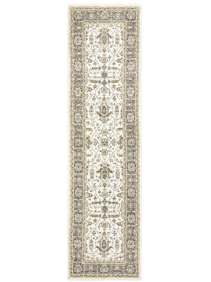 Andorra 1'10" x 3'2" Ivory Rug